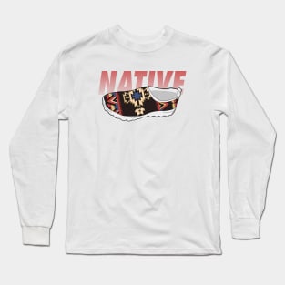 Native American Footwear Design 1 Long Sleeve T-Shirt